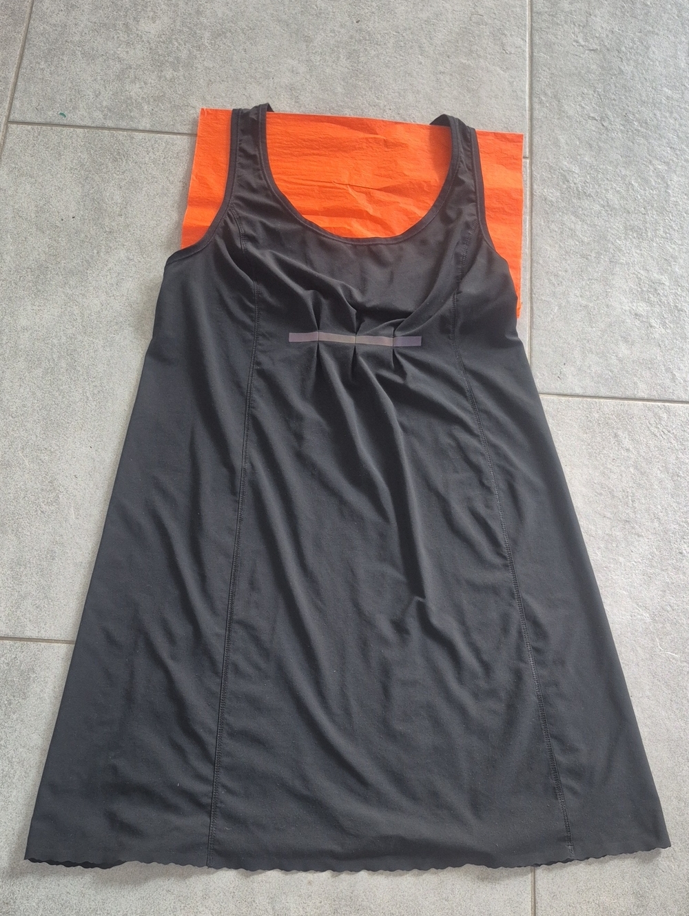 LULULEMON Black Scoop Neck Athletic Dress